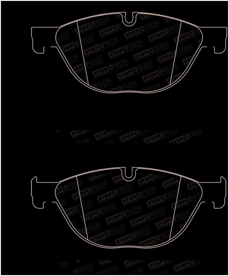 Stoptech 308.1409 09-17 BMW 5-Series Street Brake Pads w/Shims - Front