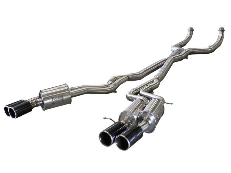 AFE 49-36317-C rce XP Exhaust 304SS Cat-Back w/ Carbon Fiber Tips 12-13 fits BM