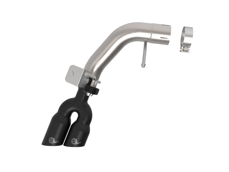 AFE 49-33110-B Series 3in 304 SS Axle-Back Exhaust Side Exit w/ Black Tips 19 f