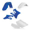 Acerbis 2044703914 fits Yamaha 06-14 YZ125/250 Plastic Kit - White/Blue Original 14