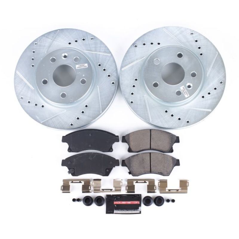 PowerStop K5550 fits Chevrolet 11-15 Cruze Front Z23 Evolution Sport Brake Kit