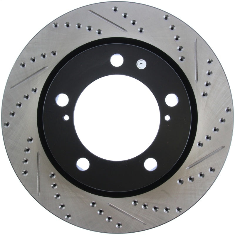 Stoptech 127.44162L Slotted & Drilled Sport Brake Rotor