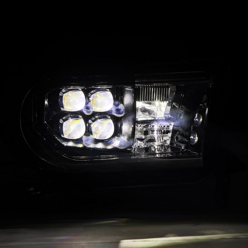 AlphaRex 880820 fits Toyota 07-13 Tundra NOVA LED Proj Headlights Alpha-Black w