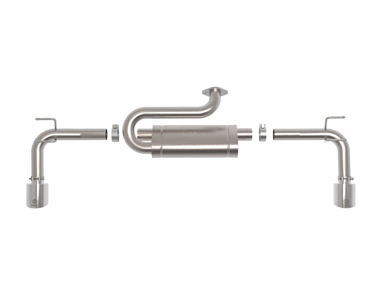 AFE 49-37036-P fits Mazda CX-50 Takeda 2.5in 304 SS Axle-Back Exhaust System w/