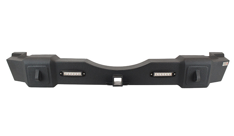 Fishbone Offroad FB22032 fits Jeep 07-18 JK Wrangler Rubicon Steel Rear Bumper