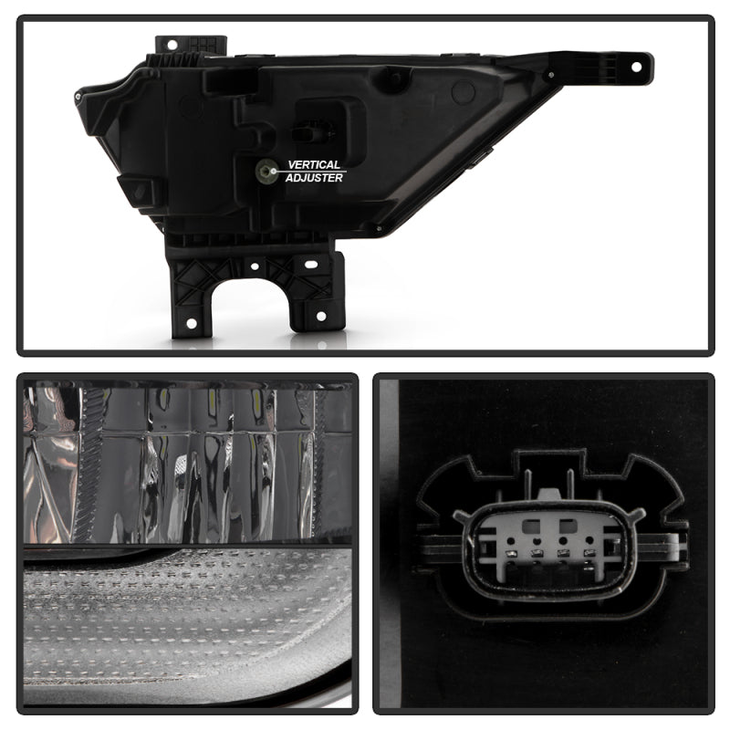 Spyder 9052262 21-23 fits Ford F150 w/ Turn Signal OEM Style Full LED Fog Light