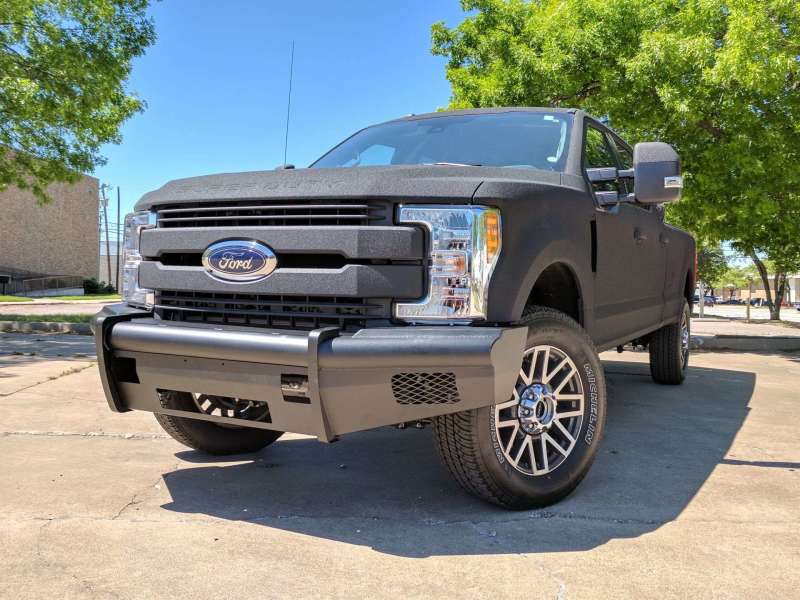 Road Armor 617VF0B 17-20 fits Ford F-250 Vaquero Front Non-Winch Bumper - Tex Blk
