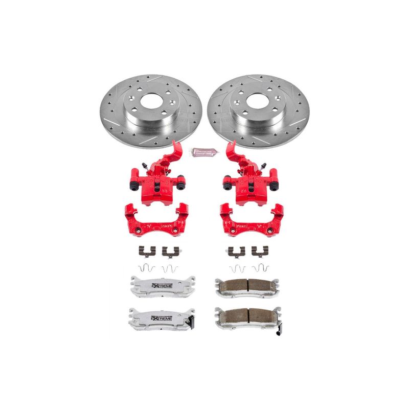 PowerStop KC772 26 fits Mazda Miata Rear Z26 Street Warrior Brake Kit w/Calipers