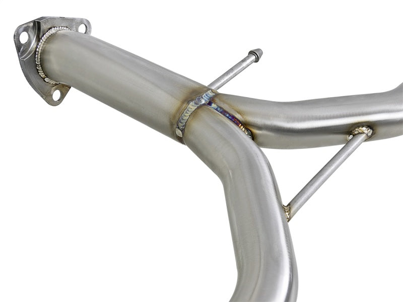 AFE 49-36604-B 2.25-1.75in 304 SS Axle-Back Exhaust w/ Black Tips 13-17 fits H