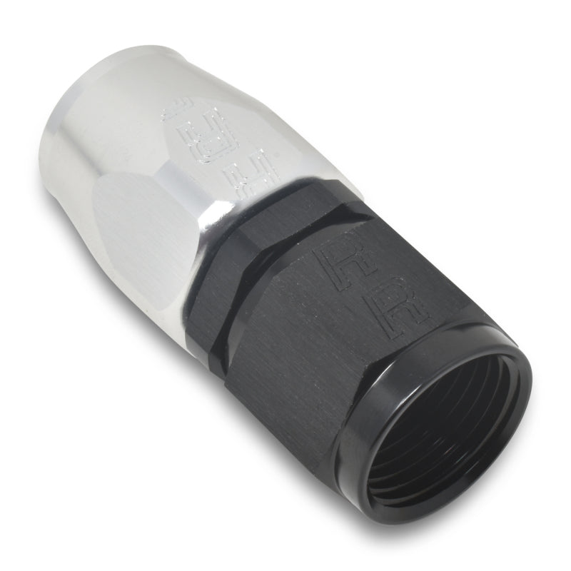 Russell 610063 Performance -16 AN Silver/Black Straight Full Flow Hose End