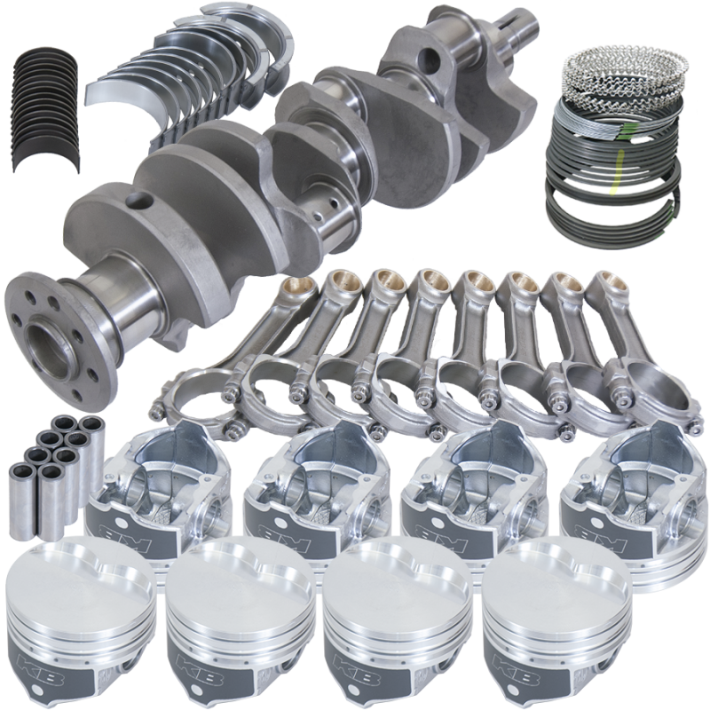 Eagle 20400000 fits Chrysler 360 3.580in Crank 6.123in I-Beam Rods -5cc Flat Top 4.000in Pistons Rotating Assembly