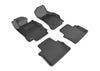 3D MAXpider L1CD01001509 2019-2023 Genesis G70 AWD Kagu 1st & 2nd Row Floormats - Black