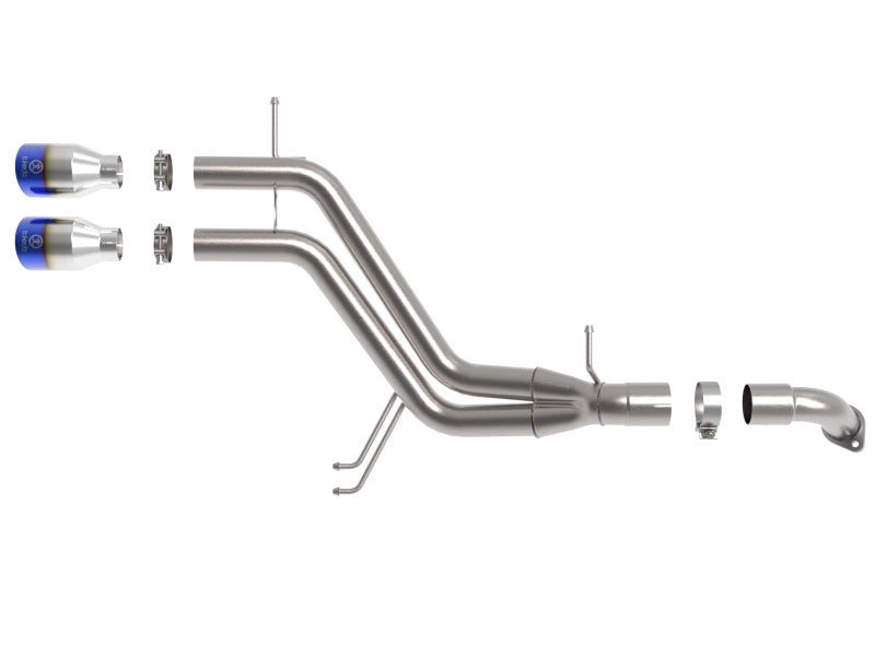 AFE 49-37019-L 13-17 fits Hyundai Veloster L4-1.6L 2-1/2in 304 SS Axle-Back Ex
