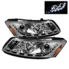 Spyder 5010674 fits Honda 08-12 Accord 4Dr Projector Headlights- LED Halo DRL C