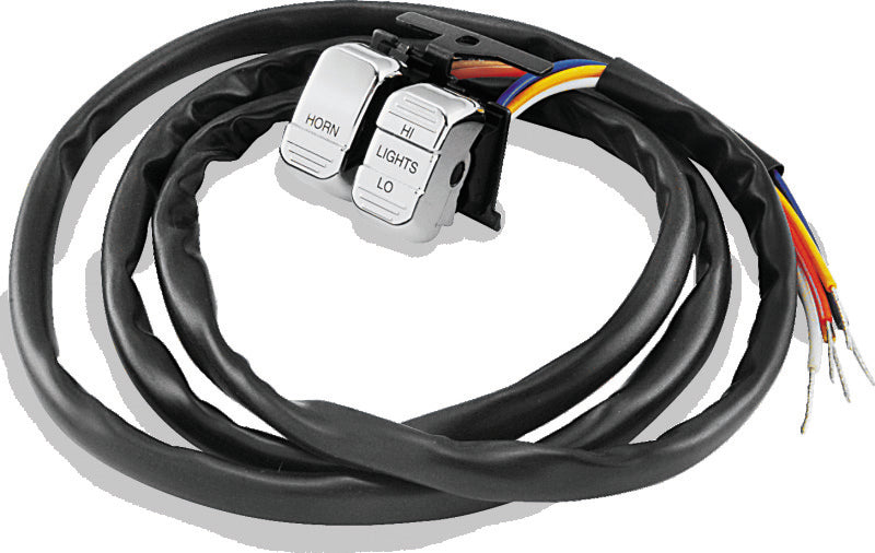 Twin Power 601696 fits 96-13 Big Twin XL V-Rod Chrome Horn/Dimmer Switch Replac