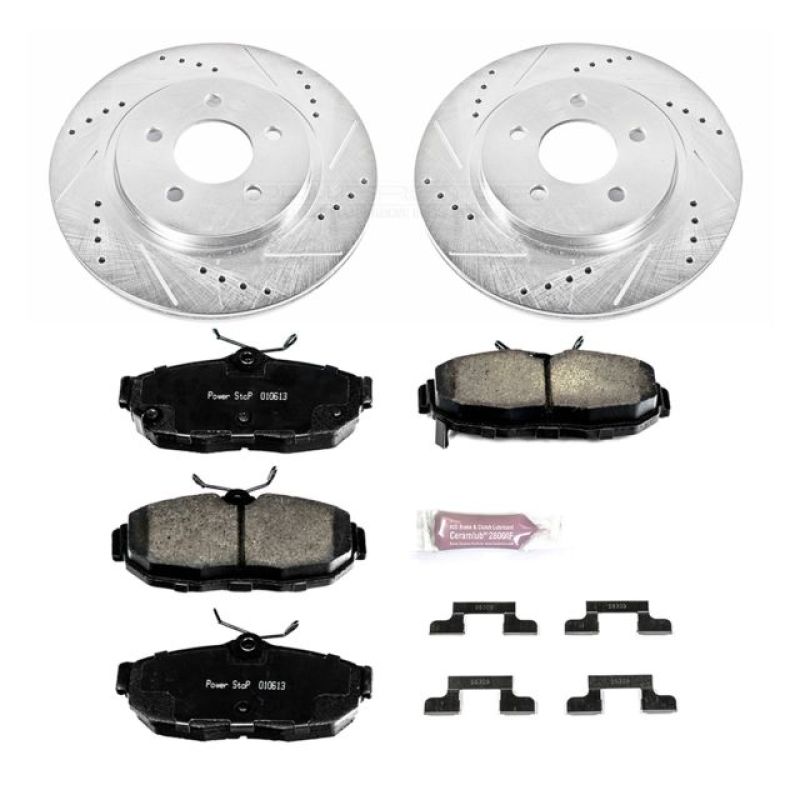 PowerStop K5941 2012 fits Ford Mustang Rear Z23 Evolution Sport Brake Kit