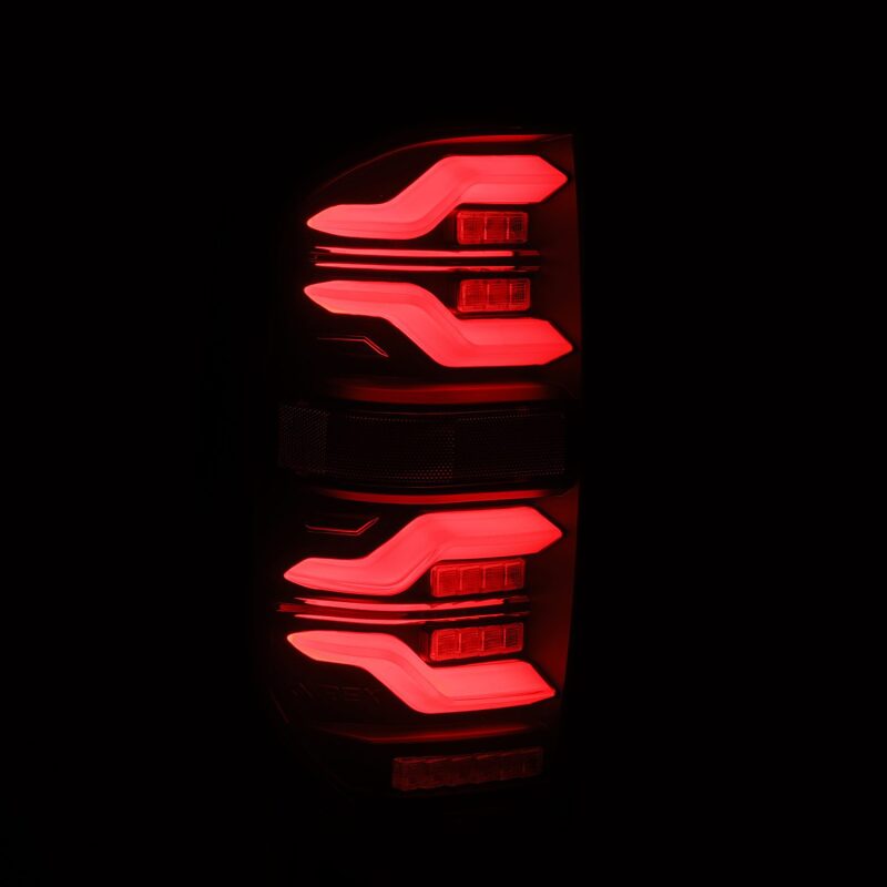 AlphaRex 672030 14-21 fits Toyota Tundra LUXX LED Taillights Alpha Blk w/Acti