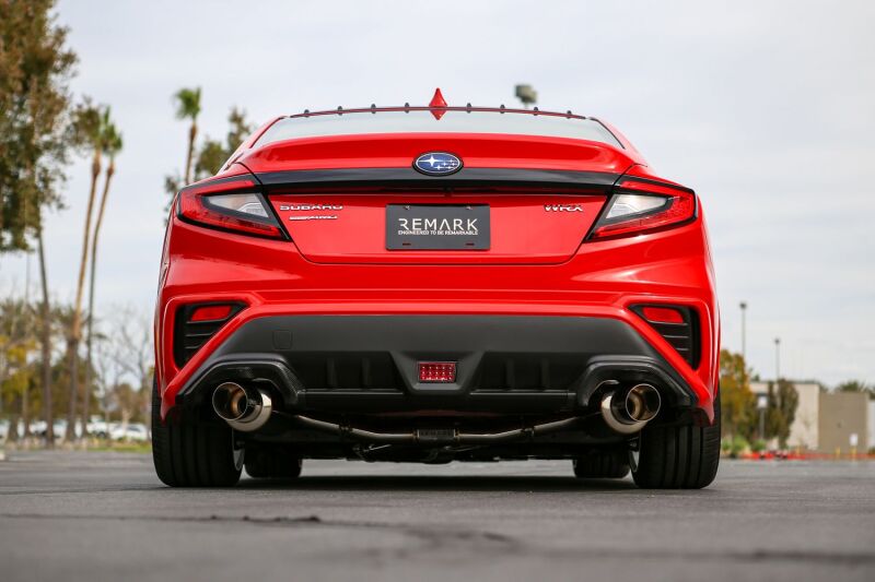 Remark RK-C2076S-03 2022+ fits Subaru WRX VB Catback Exhaust - Dual R1 Spec Stainless (Non-Resonated)