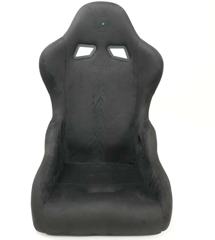 NRG FRP-350ECH-BK FRP Bucket Seat - Echelon Light Weight - Blk Stitching w/ NRG Arrow Embroidery - Large