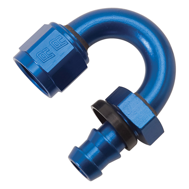 Russell 626070 Performance -8 AN Twist-Lok 180 Degree Hose End (3/4in Radius)