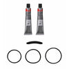Fel-Pro OS30812 fits Acura TL OS 30812 Engine Oil Pan Gasket Set RTV Black silicone w/Rubber end seal