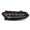 AlphaRex 880348 22-25 fits Honda Civic NOVA LED Headlights - Black
