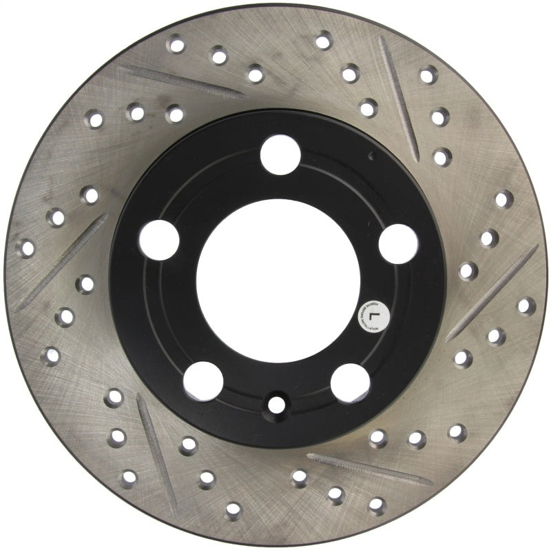 Stoptech 127.33057L Slotted & Drilled Sport Brake Rotor
