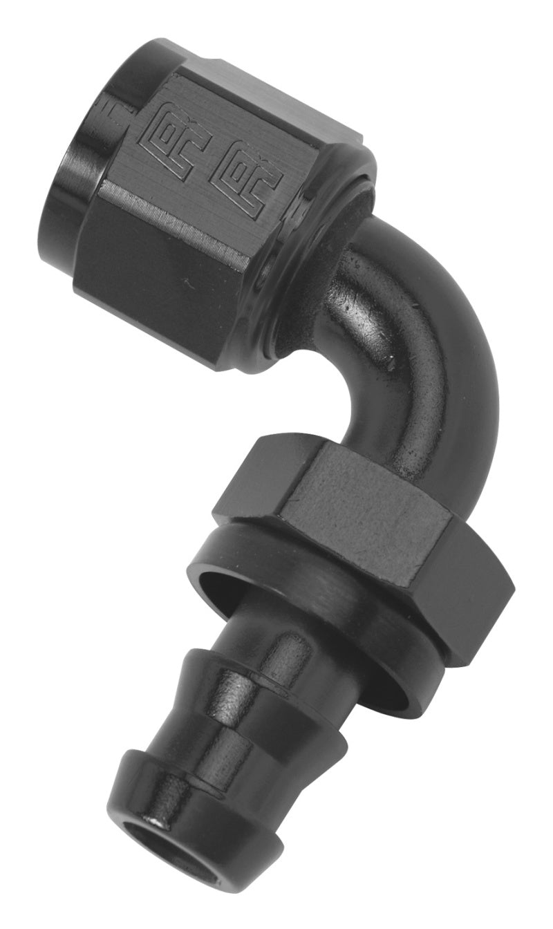 Russell 624183 Performance -10 AN Twist-Lok 90 Degree Hose End (Black)