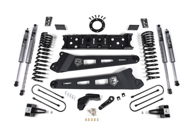 Zone Offroad ZOND105N 2019 fits Ram 3500 4in Radius Arm Bracket Gas - 3in Rear B