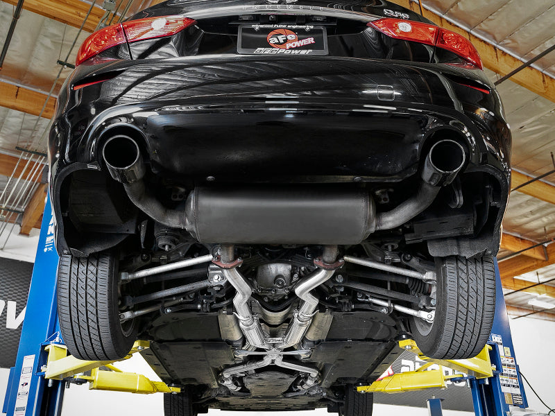 AFE 49-36131 2.5in to 3in 304 SS Y-Pipe Exhaust System 16-18 fits Infiniti Q50