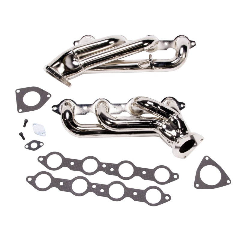 BBK 4006 GM Truck SUV 6.0 Shorty Tuned Length Exhaust Headers - 1-3/4 Titanium