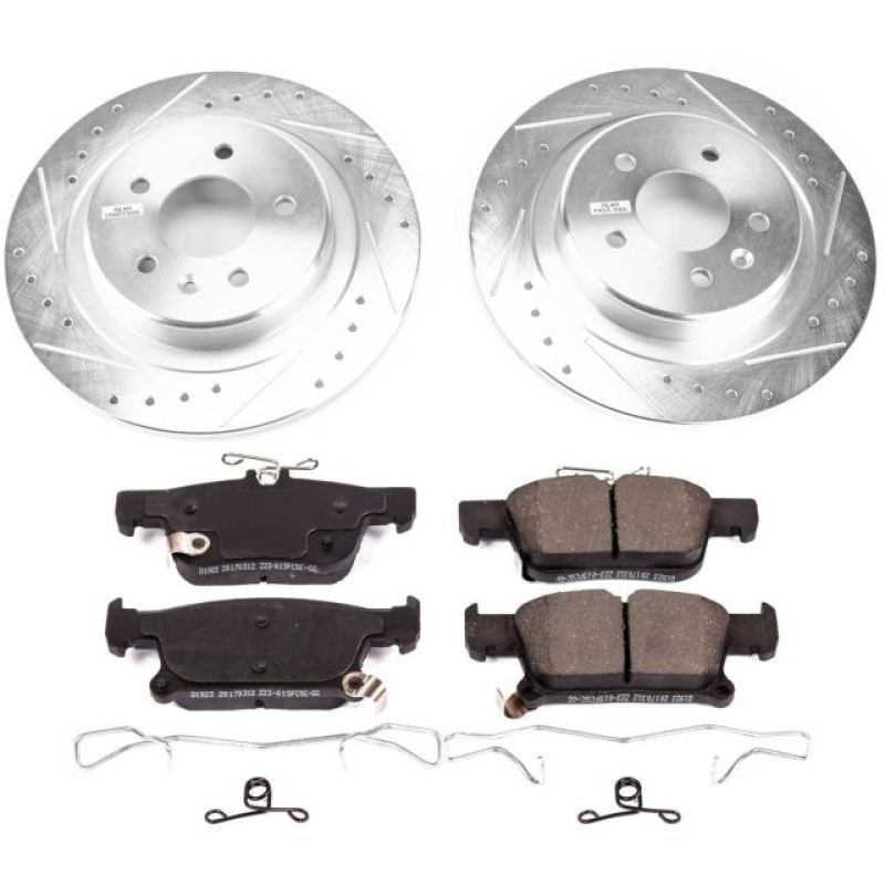 PowerStop K7716 fits Buick 16-18 Envision Rear Z23 Evolution Sport Brake Kit