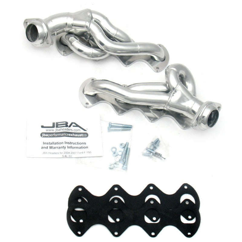 JBA 1676S-1JS fits Ford 05-10 F-Series 5.4L 3V 1-5/8in Primary Silver Ctd Cat4Ward Header