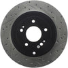 Stoptech 127.51035L 10 Hyundai Genesis Coupe w/ Factory Brembo Slotted & Drilled Left Rear Rotor