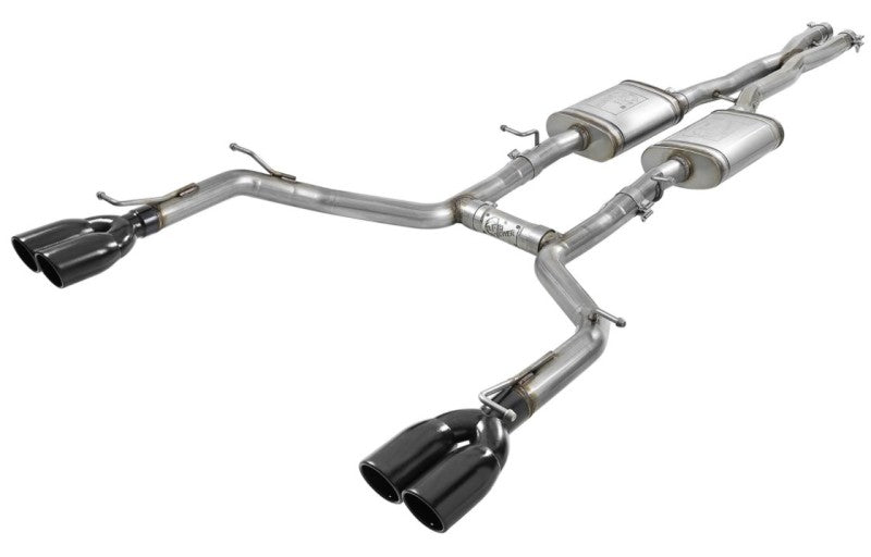 AFE 49-32067-B orce-Xp 2-1/2in 304 SS Cat-Back Exhaust 15-21 fits Dodge Challen