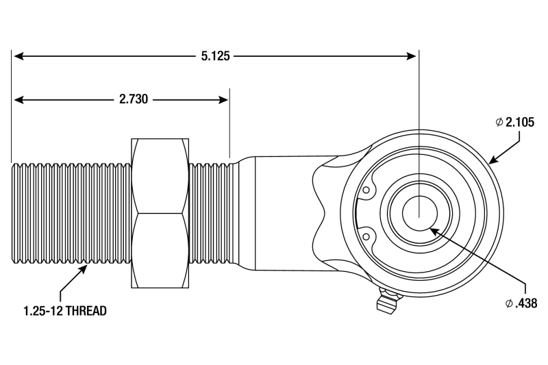 Fabtech FTS50124 fits Jeep 07-18 JK 4WD Small Poly Ball Joint