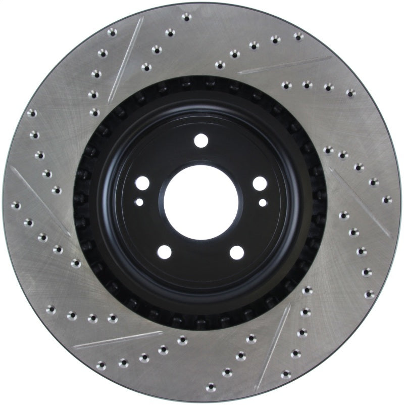 Stoptech 127.46076L Slotted & Drilled Sport Brake Rotor