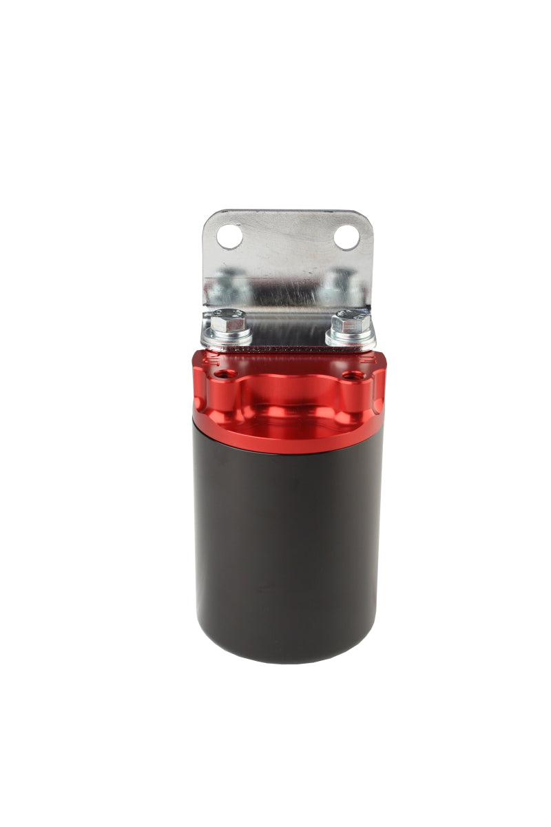 Aeromotive 12319 Canister Fuel Filter - 3/8 NPT/100-Micron (Red Housing w/Black