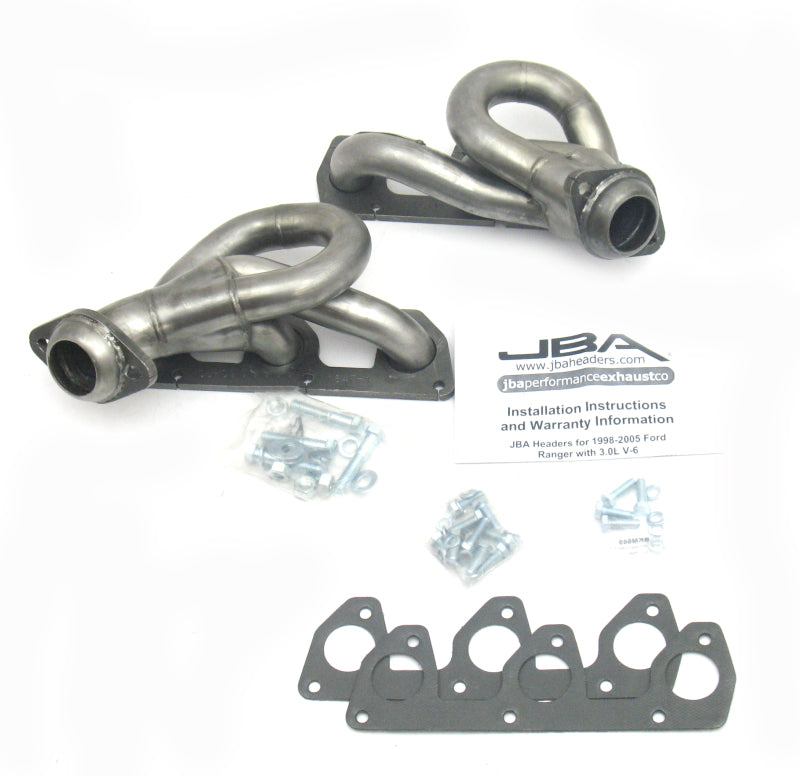JBA 1647S-1 fits Ford 02-08 Ranger 3.0L V6 w/o EGR 1-1/2in Primary Raw 409SS Cat4Ward Header