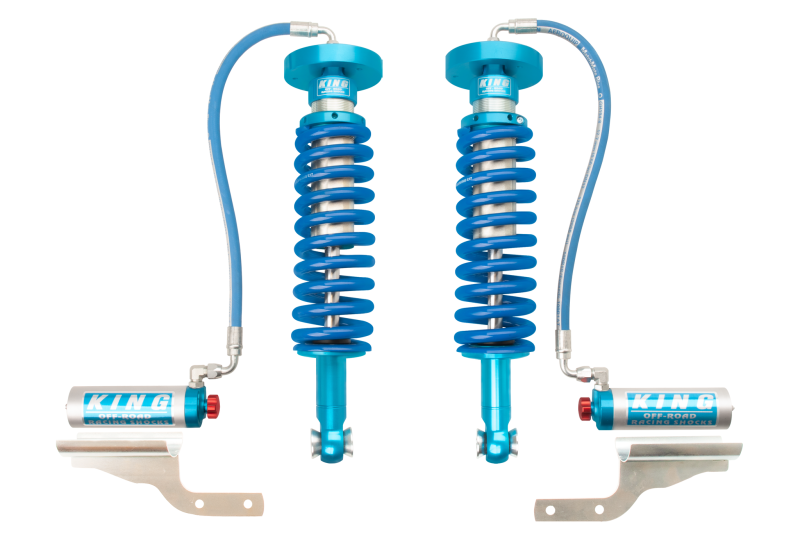 King 25001-213A Shocks 09-13 fits Ford F150 2WD/4WD Front 2.5 Dia Remote Reservoir Coilover w/Adjuster (Pair)