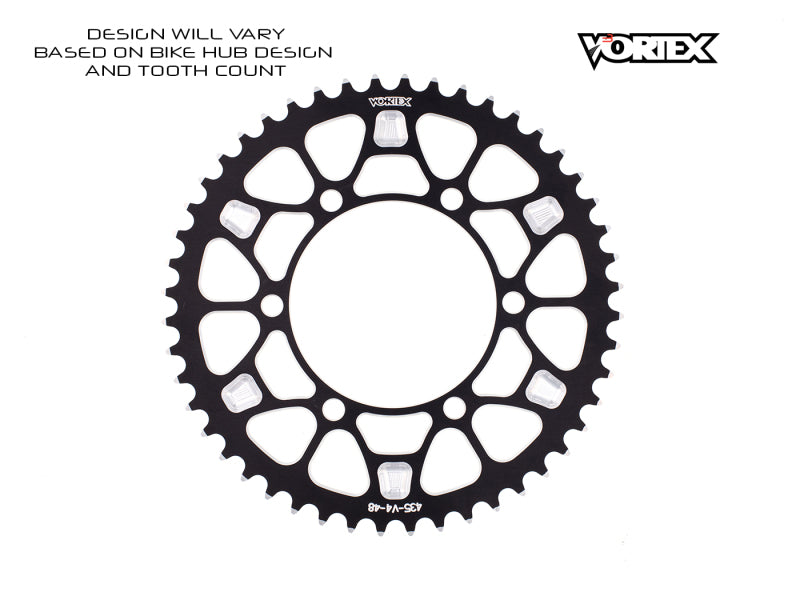 Vortex Racing V4 41 Tooth 525 Rear Sprocket - Black