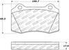 Stoptech 308.0592 Street Touring Brake Pads