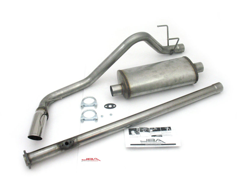 JBA 40-9012 95-99 fits Toyota Tacoma (Xtra Cab) 2.4L/2.7L 409SS Pass Side Single Exit Cat-Back Exhaust