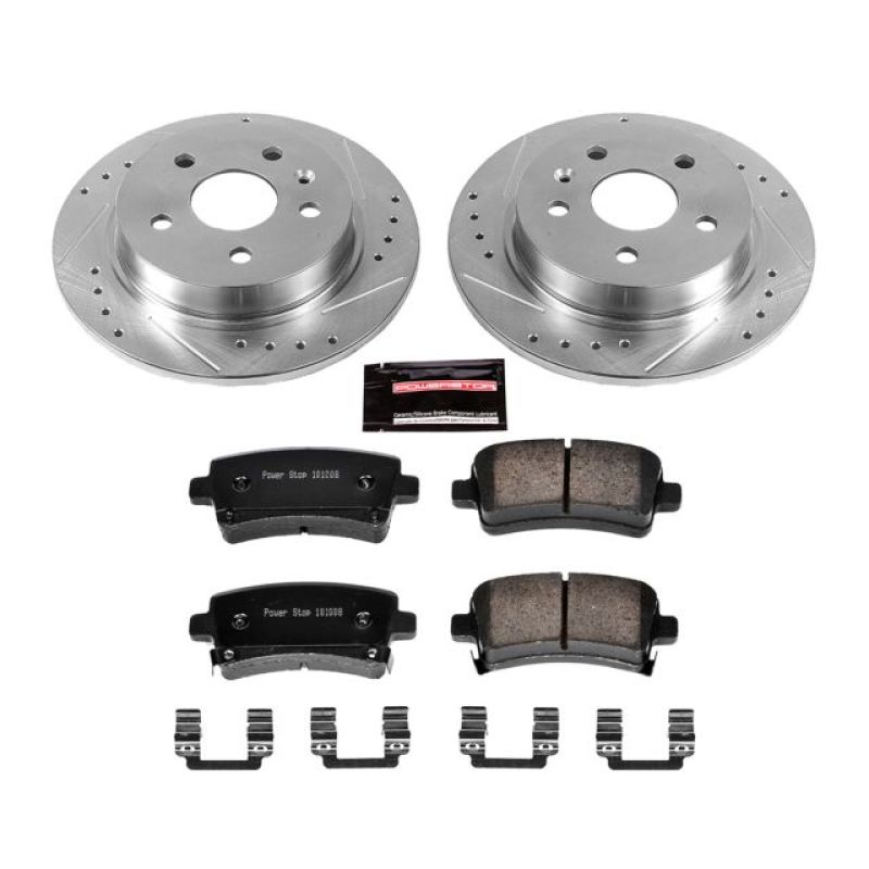 PowerStop K5531 fits Buick 12-16 LaCrosse Rear Z23 Evolution Sport Brake Kit