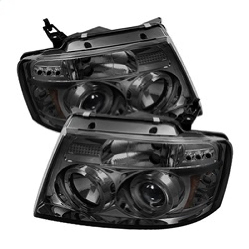 Spyder 5010223 fits Ford 04-08 F150 Projector Headlights Version 2 LED Halo LED