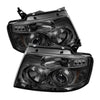 Spyder 5010223 fits Ford 04-08 F150 Projector Headlights Version 2 LED Halo LED