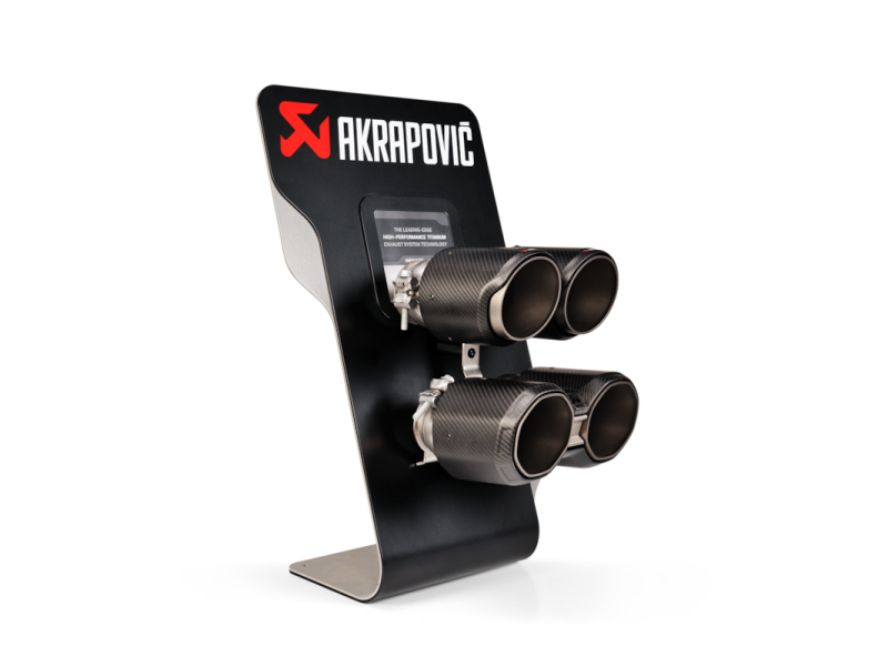 Akrapovic P-CM-CDC/2 Counter Display with fits BMW M3/M4 Sample Tail Pipe Sets
