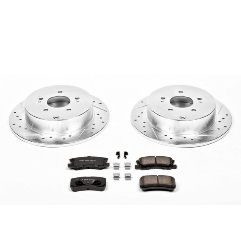 PowerStop fits Mitsubishi 04-11 Endeavor Rear Z23 Evolution Sport Brake Kit