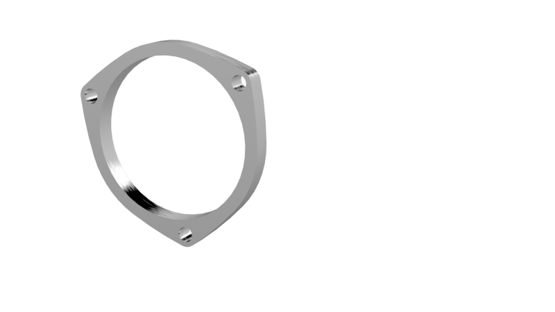 QTP 10400F 4in Weld-On QTEC 3 Bolt Flange