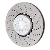 SHW Performance BFR42502 SHW 18-21 fits BMW M5 4.4L Right Front Cross-Drilled Lightweight Brake Rotor (34117991102)